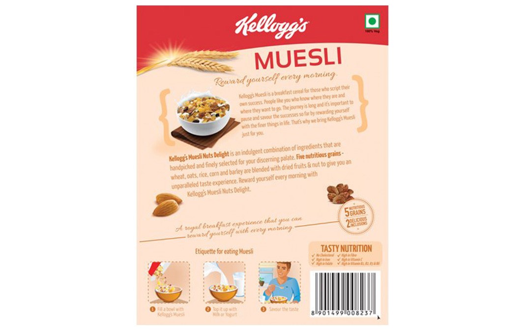 Kellogg's Muesli Nuts Delight   Box  250 grams